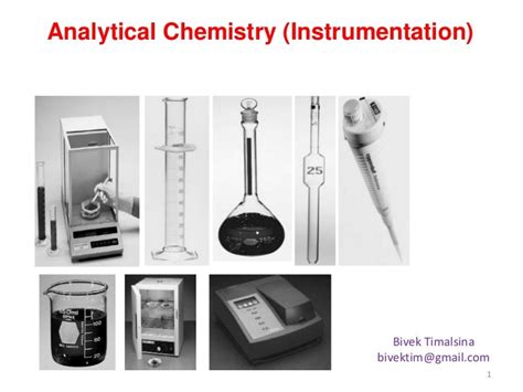 instruments used in analytical chemistry